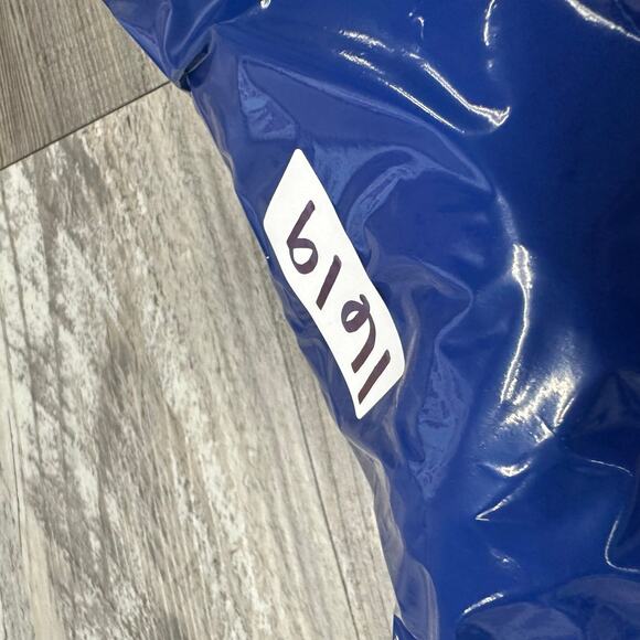 Ralph Lauren Jeans Yellow Black Striped Womens S Crest Patch Logo Ribbed Sweater - Picture 7 of 8